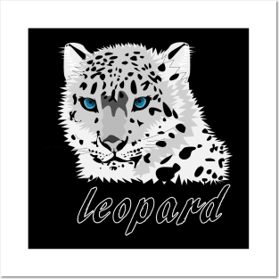 Leopard print Posters and Art